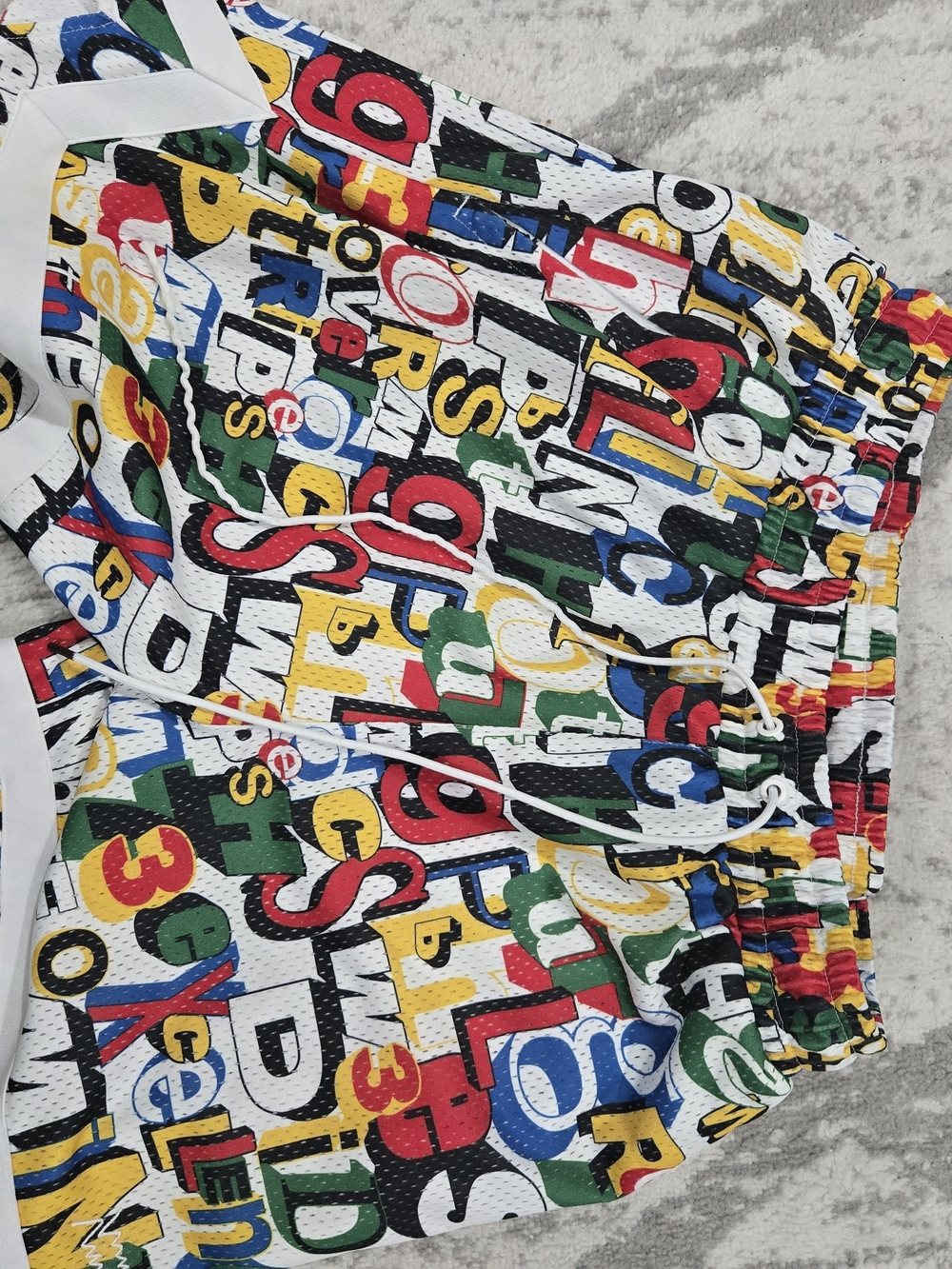Puma Multicolor Letter-Print Basketball Shorts